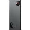 Baseus Adaman Metal Power Banka s digitálním displejem QC + PD 20000mAh 65W, černá + USB-A/USB-C kabel 30cm, černá 6953156204324