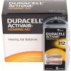 6 x batéria do načúvacieho prístroja / zinkovo-vzduchová batéria DURACELL 312 - 6BL