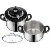 Tlakový hrniec Tefal Clipso+ CHEF P4552030, 6 l + 4,5 l nerez