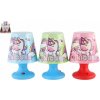 Teddies Mini lampička s jednorožcom na stôl plast 8x11cm na batérie 3 farby