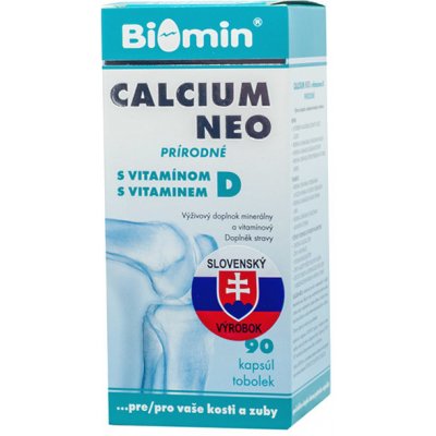 Biomin Calcium Neo s vitamínom D 90 kapsúl