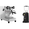 Lelit MaraX3 PL62X3, stainless steel + Eureka Helios 75, black