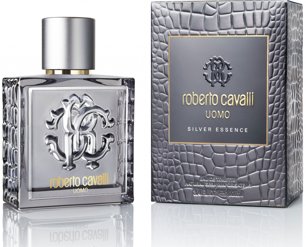 Roberto Cavalli Uomo Silver Essence toaletná voda pánska 60 ml