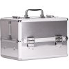 Kozmetický kufrík strieborný M 203021