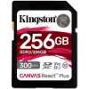 KINGSTON Canvas React Plus SDHC 256GB UHS-II U3 V90 for Full HD/4K/8K / SDR2/256GB