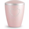 Detská urna Elegance Heart - Rosé
