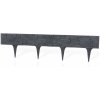 GARDENPLAST Záhradná palisáda STONE PALISADE 9,5 cm / 0,8 m antracit 1 ks