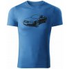 T-ričko Volkswagen Passat B5.5 pánske tričko Farba trička: Svetlomodrá, Farba potlače: Čierna, Veľkosť: M