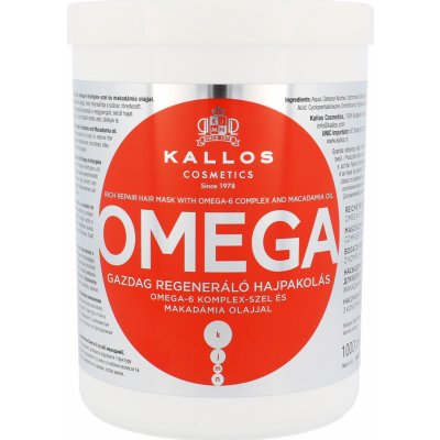 Kallos Cosmetics Omega maska pro regeneraci vlasů 1000 ml