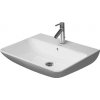 Duravit ME by Starck - Umývadlo, 650x490 mm, s prepadom, s otvorom na batériu, biela 2335650000