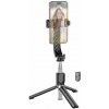 Selfie tyč Hoco Selfie Stick With Bluetooth Remote Control Tripod K20 Black