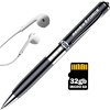 Špionážne pero - hlasový záznamník - RENEW FORCE D32+32 GB SD karta