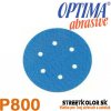 Brúsny papier pre excentrickú brúsku, P800, Priemer: 150mm, 6 dier, 100 kusov