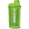 Šejker WAVE BioTechUSA, 600 ml zelená priehľadná