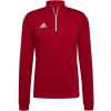 adidas ENTRADA 22 TRAINING TOP H57556 team power červená