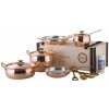 RUFFONI - set medených hrncov 8 ks - Historia Decor