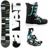 Raven Supreme black/mint snowboard + Raven Fastec FT360 black/mint viazanie + Raven Diva black/mint topánky - 148 cm + M (EU 39-42)