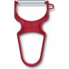 VICTORINOX Škrabka na zemiaky RAPID, rovné ostrie, červená
