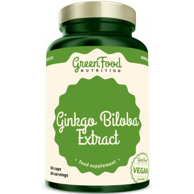 GreenFood Nutrition Ginkgo Biloba extract 60 kapsúl
