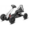 Detská šliapací motokára Go-kart Baby Mix Speedster biela