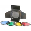 Klapky 16,5 cm + voštinový filter + sada farebných filtrov BASIC, Terronic