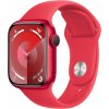 Chytré hodinky Apple Watch Series 9 41mm Cellular PRODUCT(RED) Červený hliník s červeným športovým remienkom - S/M (MRY63QC/A)