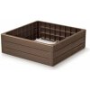 PROSPERPLAST IBWS-7587U Vyvýšený záhon 756x250mm, hnědý BASE WOODY