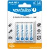 Nabíjacie batérie AAA / R03 everActive Ni-MH 1050 mAh (balenie 4)