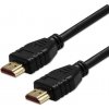 Video kábel HDMI samec - HDMI samec, HDMI 2.1 - Ultra High Speed, 3m, pozlatené konektory, čierny, 8K@60Hz, 48Gb/s