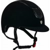 Equestro Prilba Eclipse Plain Velvet Čierna Čierna