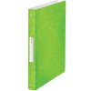 Zakladač 4-krúžkový Leitz WOW celoplastový 2,57cm metalický zelený