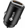 Nabíječka USB do auta C-TECH UCC-02, 1x Type C + 1 x Type A, 30W, Power delivery 3.0, Quick Charge