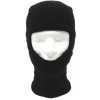 MFH pletená kukla BALACLAVA, 1 otvor - ČIERNA