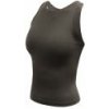 SENSOR INFINITY ECO dámský crop top olive green S; Zelená tílko