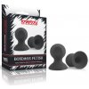 LoveToy Bondage Fetish Silicone Comfort Nipple Suckers Black