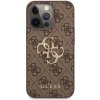 Guess PU 4G Metal Logo Apple iPhone 13 Pro Max, hnedé