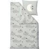 Detské obliečky Raindrops s obliečkou na vankúš 60 x 63 cm 140 x 200 cm sivé