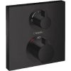 Hansgrohe Ecostat Square - Termostatická batéria pod omietku na 2 spotrebiče, matná čierna 15714670