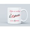 Efektný darček | Hrnček - Kým si nedám espresso, som depresso | 330 ml