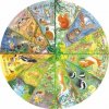 GIBSONS Okrúhle puzzle Rok v lese 500 dielikov