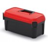 Kistenberg SMART Kufor na náradie 38x23,4x22,5cm, čierna / červená KSM40