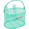 Predný košík ELECTRA Honeycomb s háčikmi - Mint Green