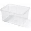 Prosperplast Plastový box úložný CARGOBOX transparentný 600x400x265 bez veka