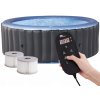 Nafukovací okrúhly hydromasážny bazén SPA MSpa Bergen pre 6 osôb, 204 cm, 930 l