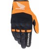 Rukavice ALPINESTARS Copper, kolekcia HONDA (čierna/oranžová) 3XL