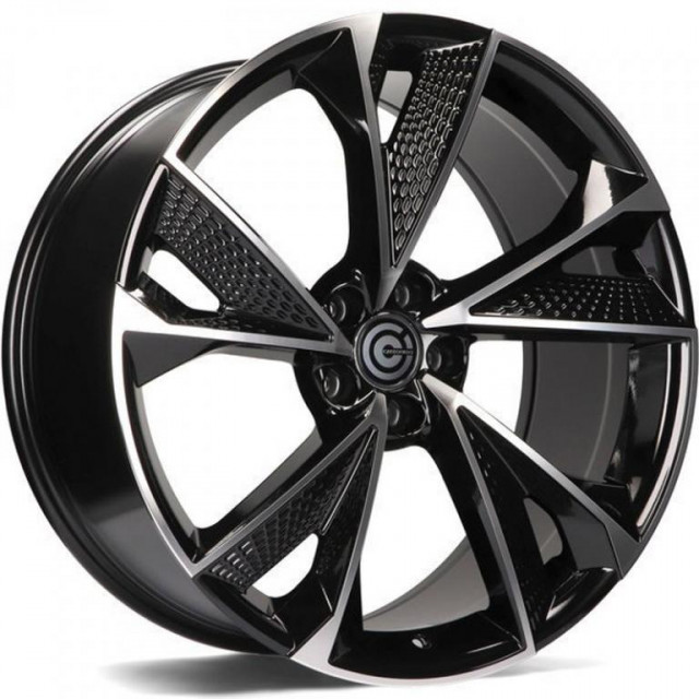 Carbonado Luxury 9x20 5x112 ET30 black front polished