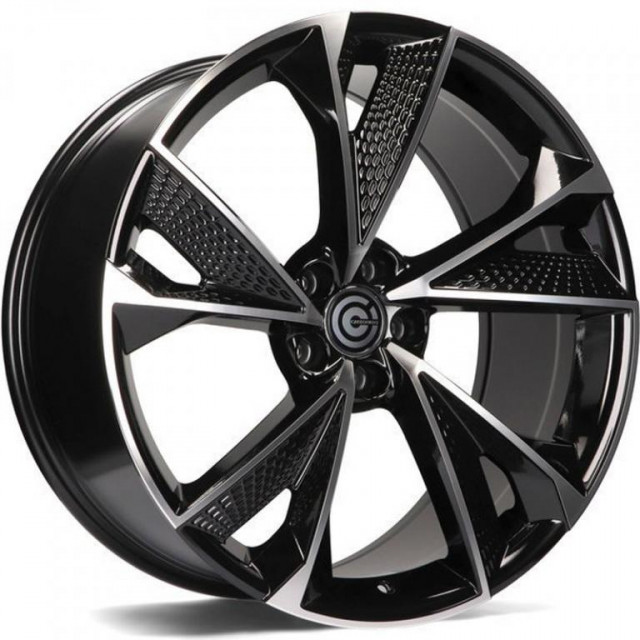 Carbonado Luxury 8x18 5x112 ET35 black front polished