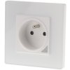 SOLO Inteligentná zásuvka WP2 biela sklenený rámček