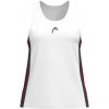Dievčenské tielko Head CLUB 25 Tank Top Girls Red/White 128 cm