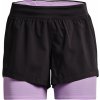 Dámske šortky Under Armour Iso-Chill Run 2N1 Short-GRY XS